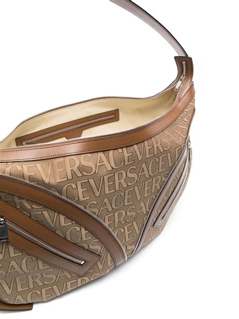 versace signature shoulder bag|versace shoulder bag vintage.